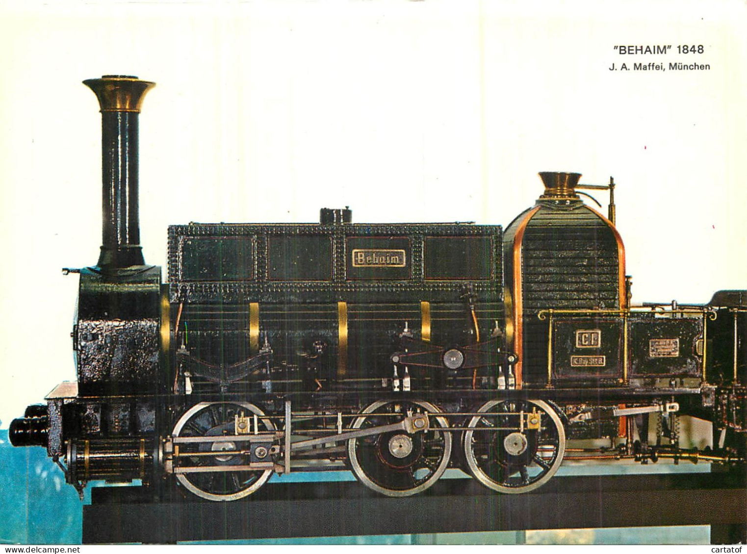 BEHAIM 1848 . LOCOMOTIVE - Zubehör