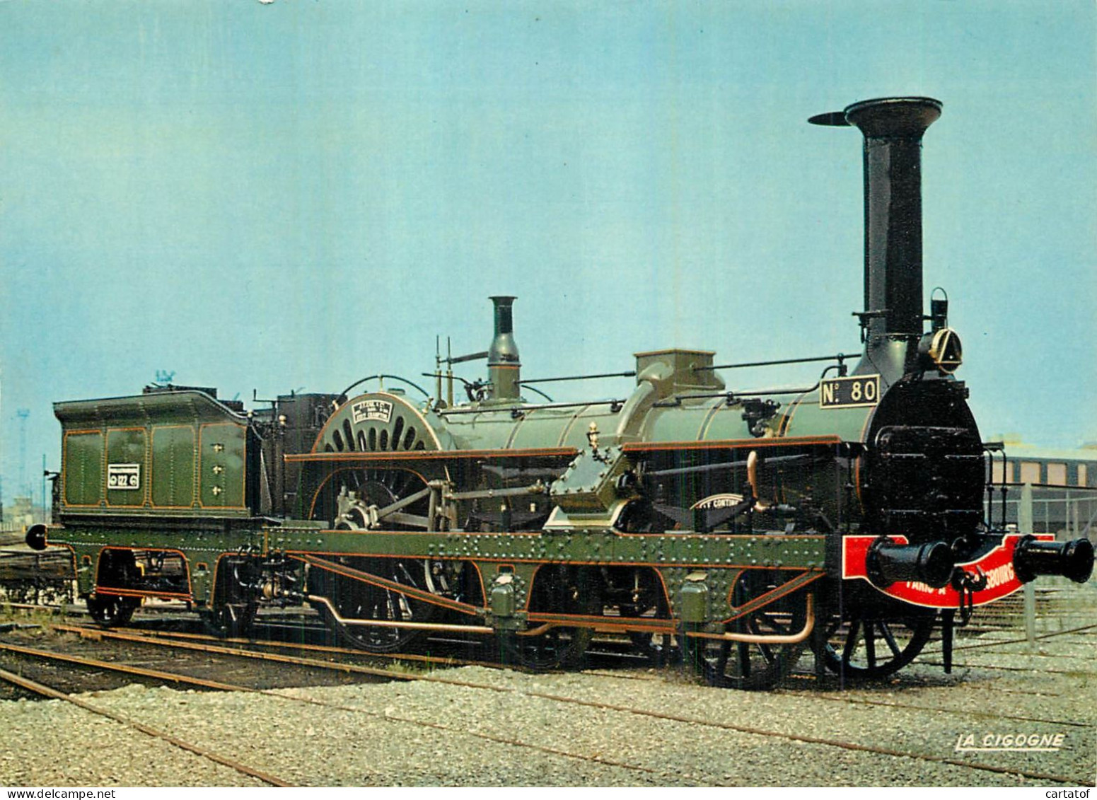 Locomotive CRAMPTON N° 80  LE CONTINENT - Matériel