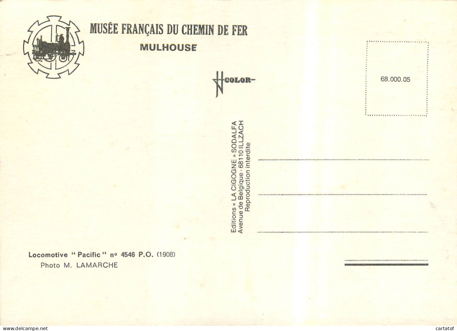 LOCOMOTIVE PACIFIC N° 4656 P.O. 1908 - Matériel