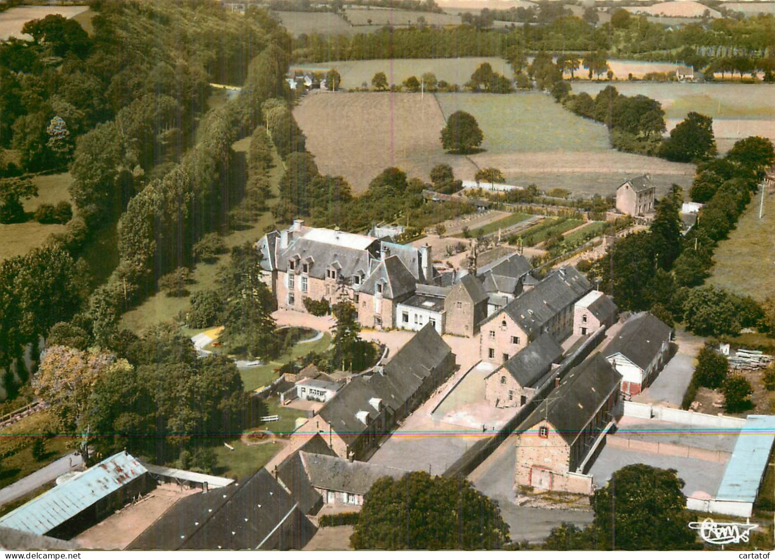 SAINT FRAIMBAULT De PRIERES . La Communauté . Vue Aérienne - Autres & Non Classés