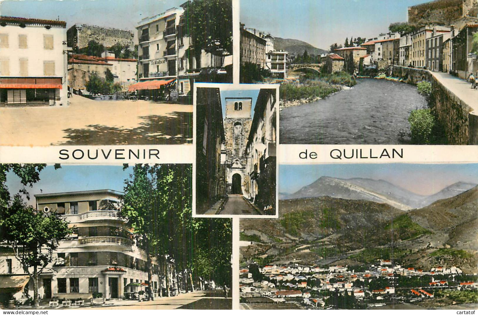 SOUVENIR  De  QUILLAN . CP Multivues . - Andere & Zonder Classificatie