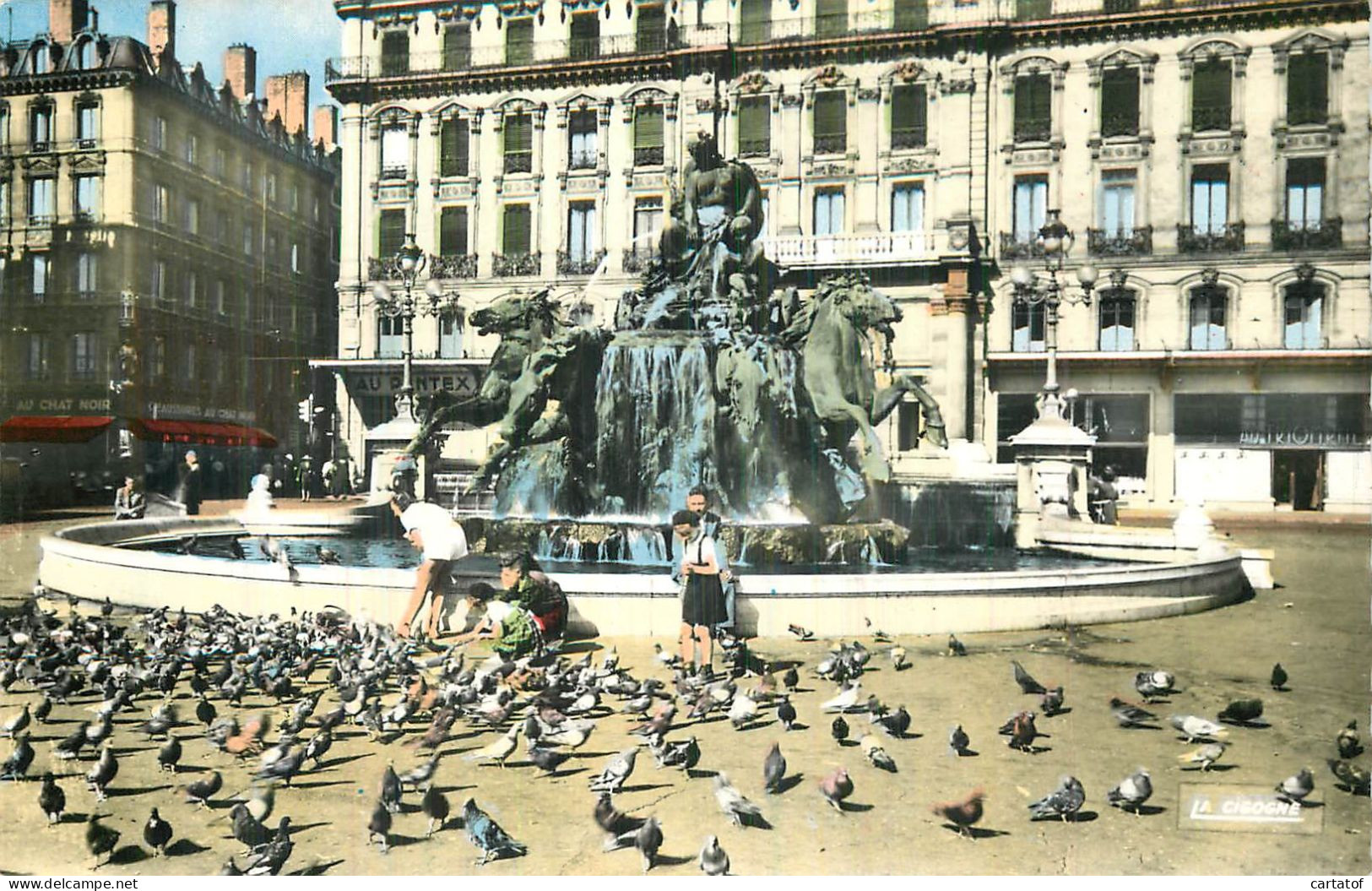 LYON . Les Pigeons De La Place Des Terreaux - Autres & Non Classés