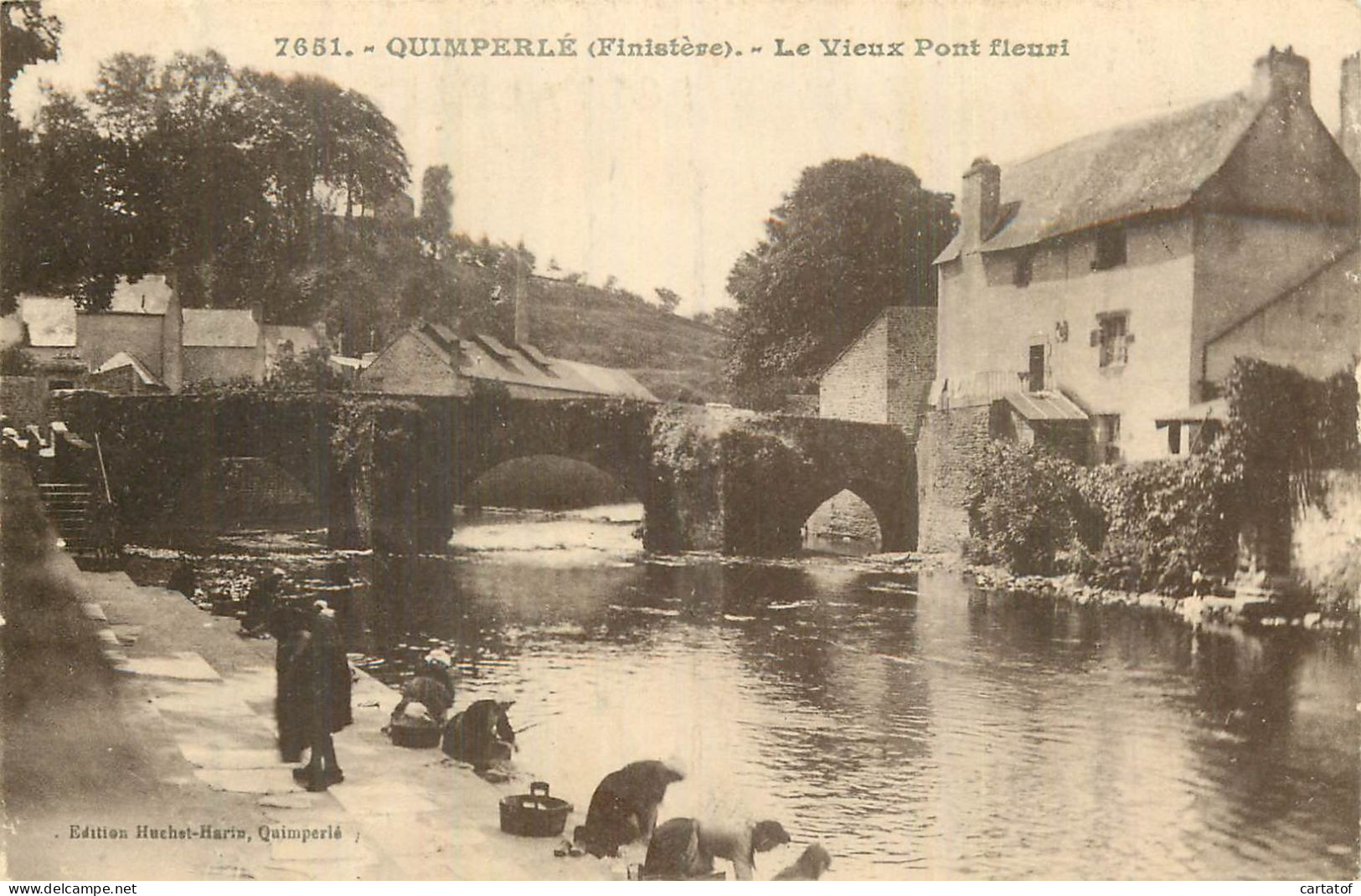 QUIMPERLE . Le Vieux Pont Fleuri - Quimperlé