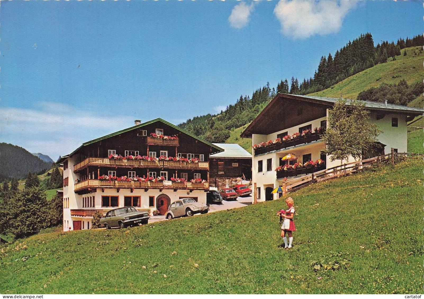 Pension ASTERGUT ,  SAALBACH .  Slazburg . Touristenheim . - Altri & Non Classificati