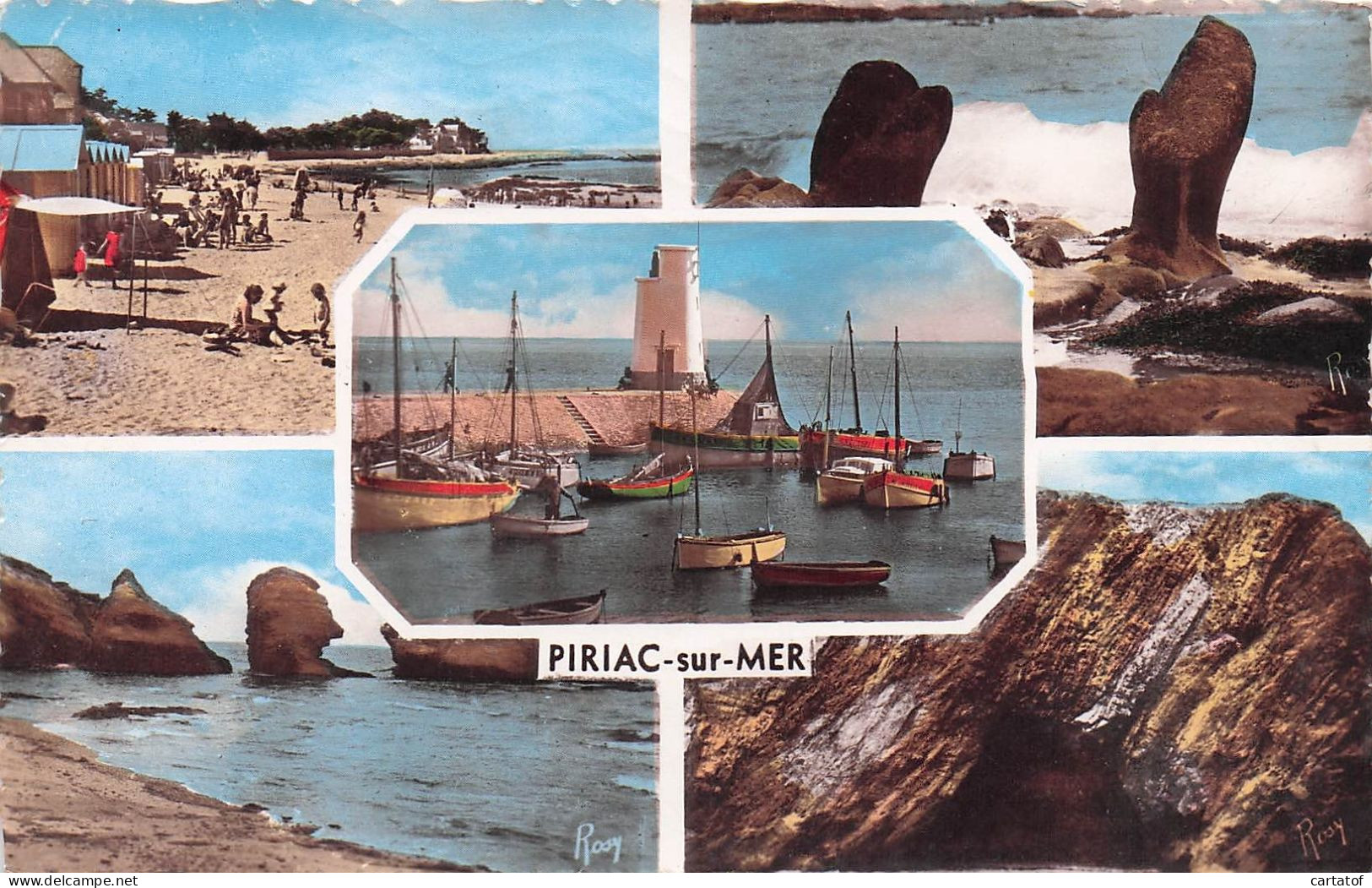 PIRIAC . CP Multivues - Piriac Sur Mer