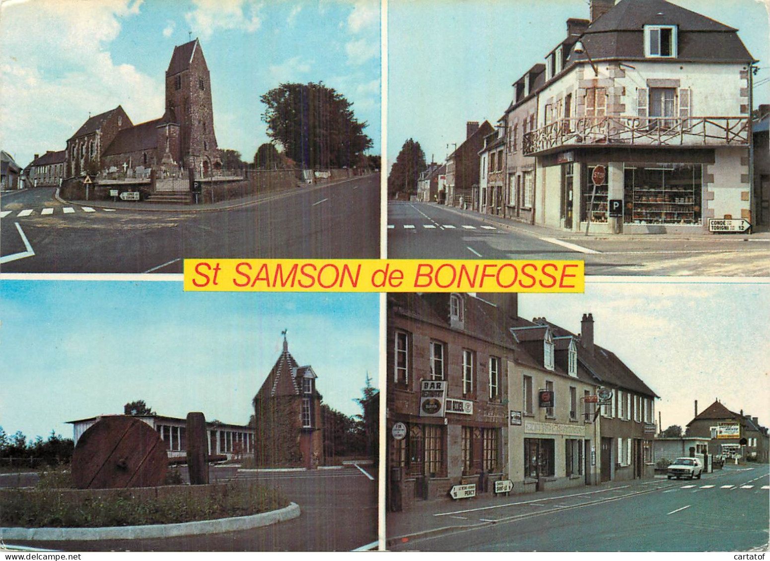 SAINT SAMSON De BONFOSSE .  CP Multivues - Other & Unclassified