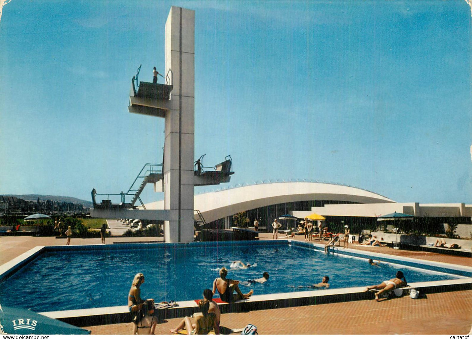 DEAUVILLE .  Le Plongeoir De La Piscine Olympique  - Deauville