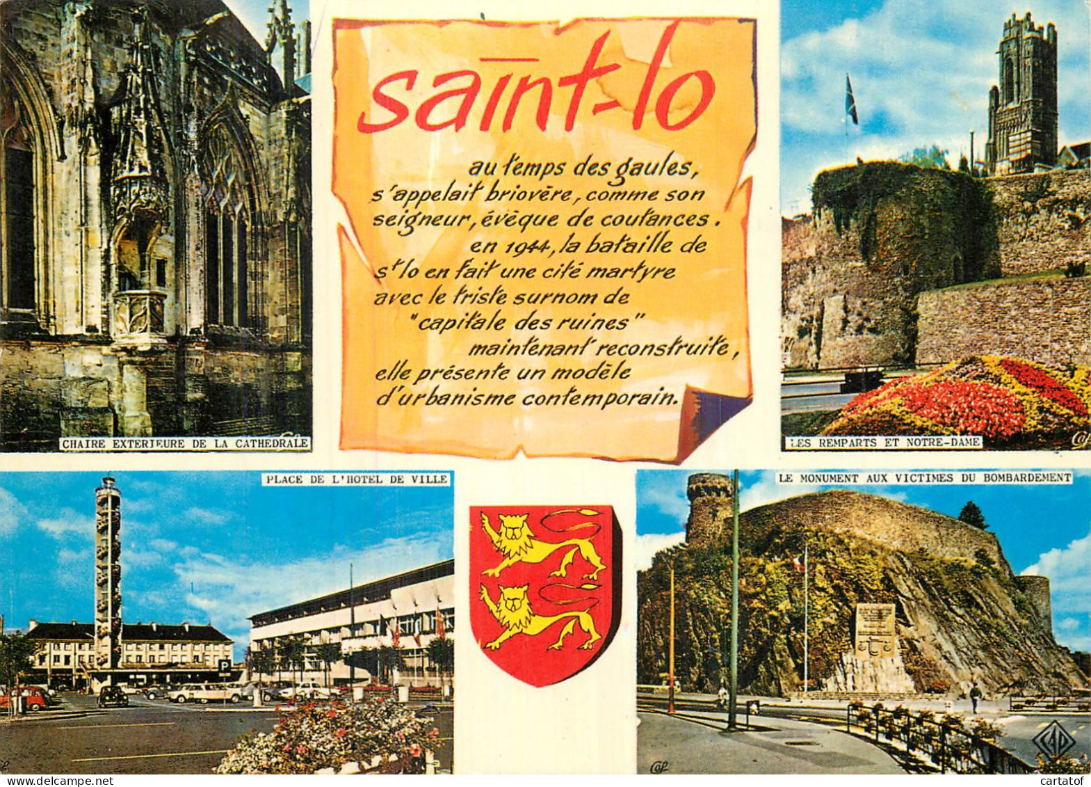 SAINT LO .  CP Multivues - Saint Lo