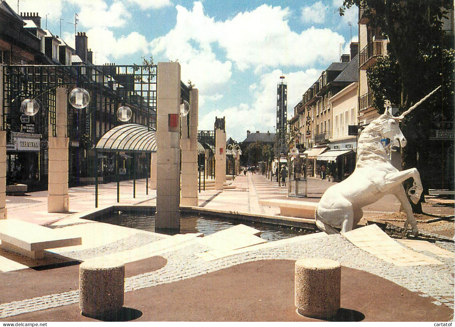 SAINT LO . Rue Piétonne . La Licorne - Saint Lo