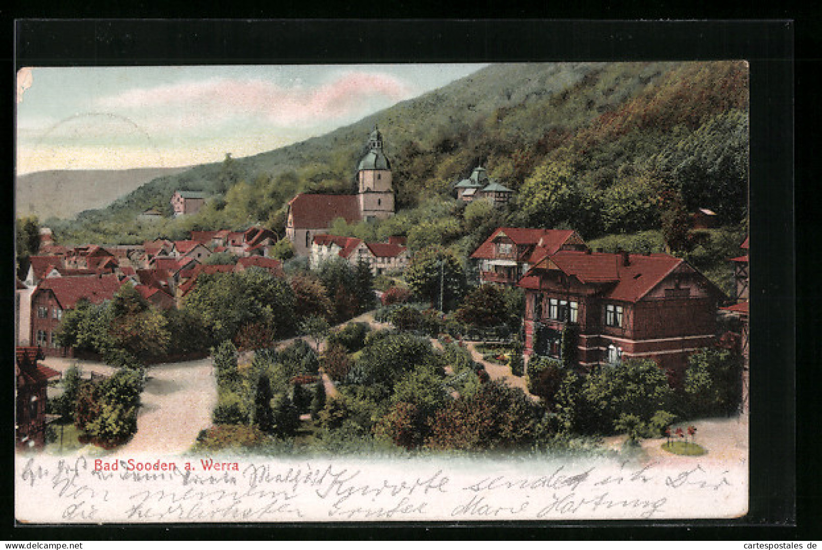 AK Bad Sooden A. Werra, Ortsansicht Aus Der Vogelschau  - Autres & Non Classés