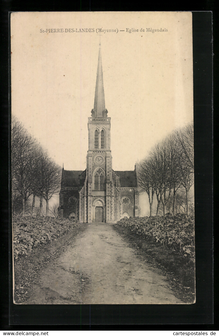 CPA St-Pierre-des-Landes, Eglise De Mégaudais  - Other & Unclassified