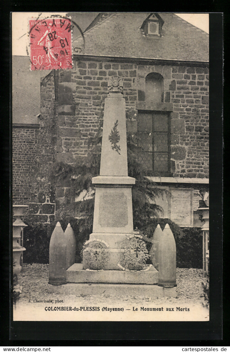 CPA Colombier-du-Plessis, Le Monument Aux Morts  - Other & Unclassified