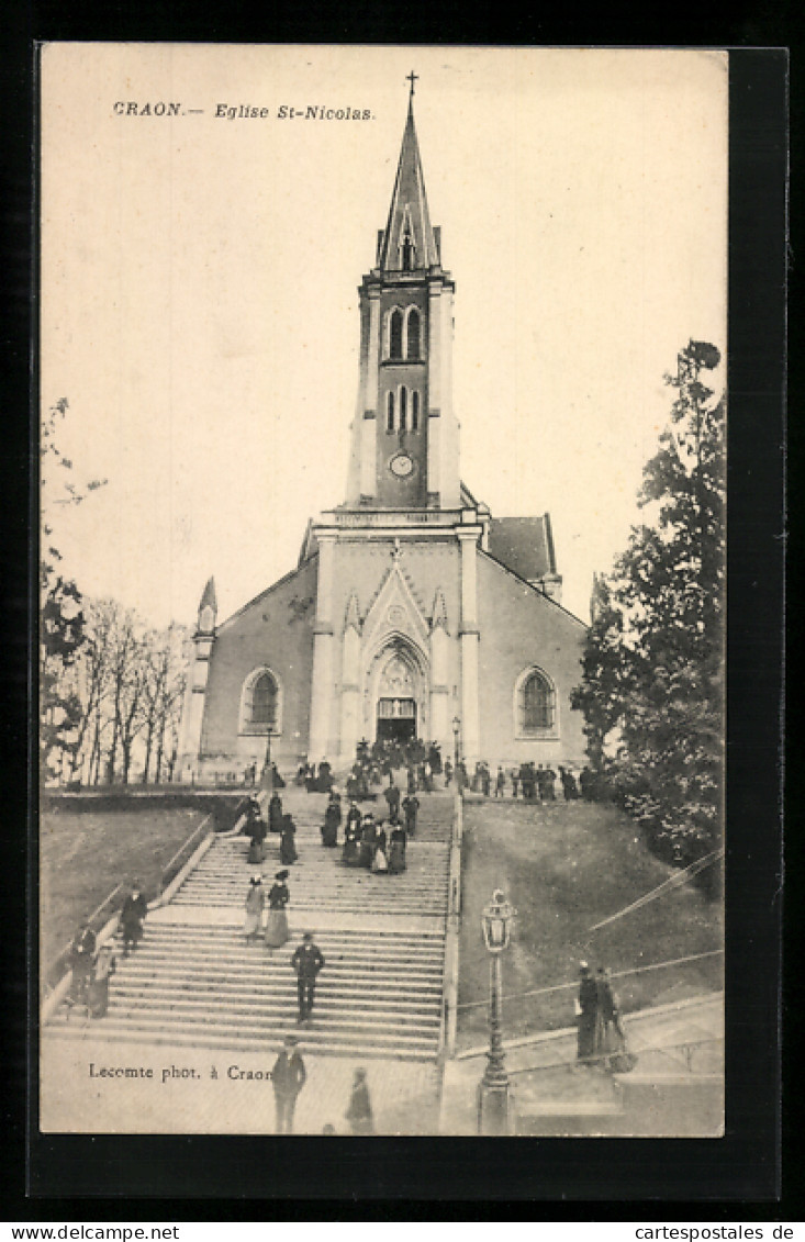 CPA Craon, Eglise St-Nicolas  - Craon