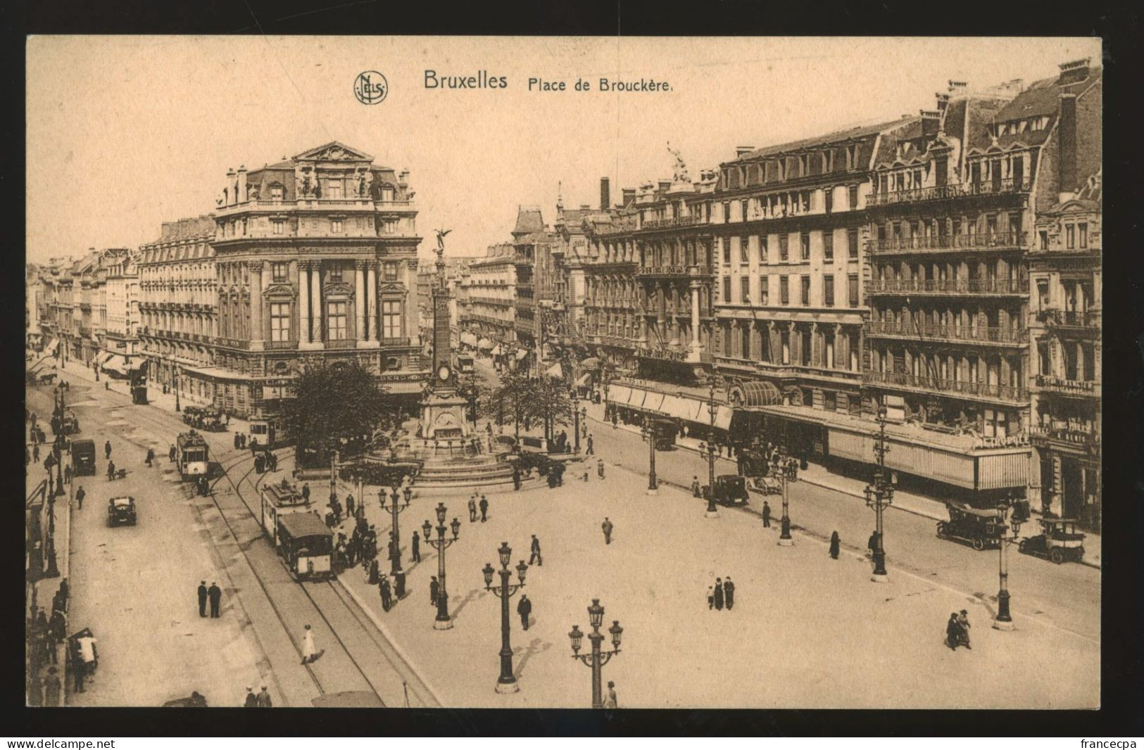 991 - BELGIQUE - BRUXELLES - Place De Brouckère - Autres & Non Classés