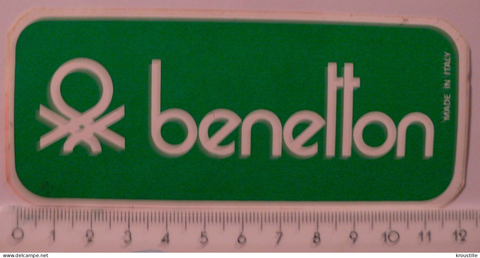 BENETTON : LOT DE 2 AUTOCOLLANTS - Aufkleber