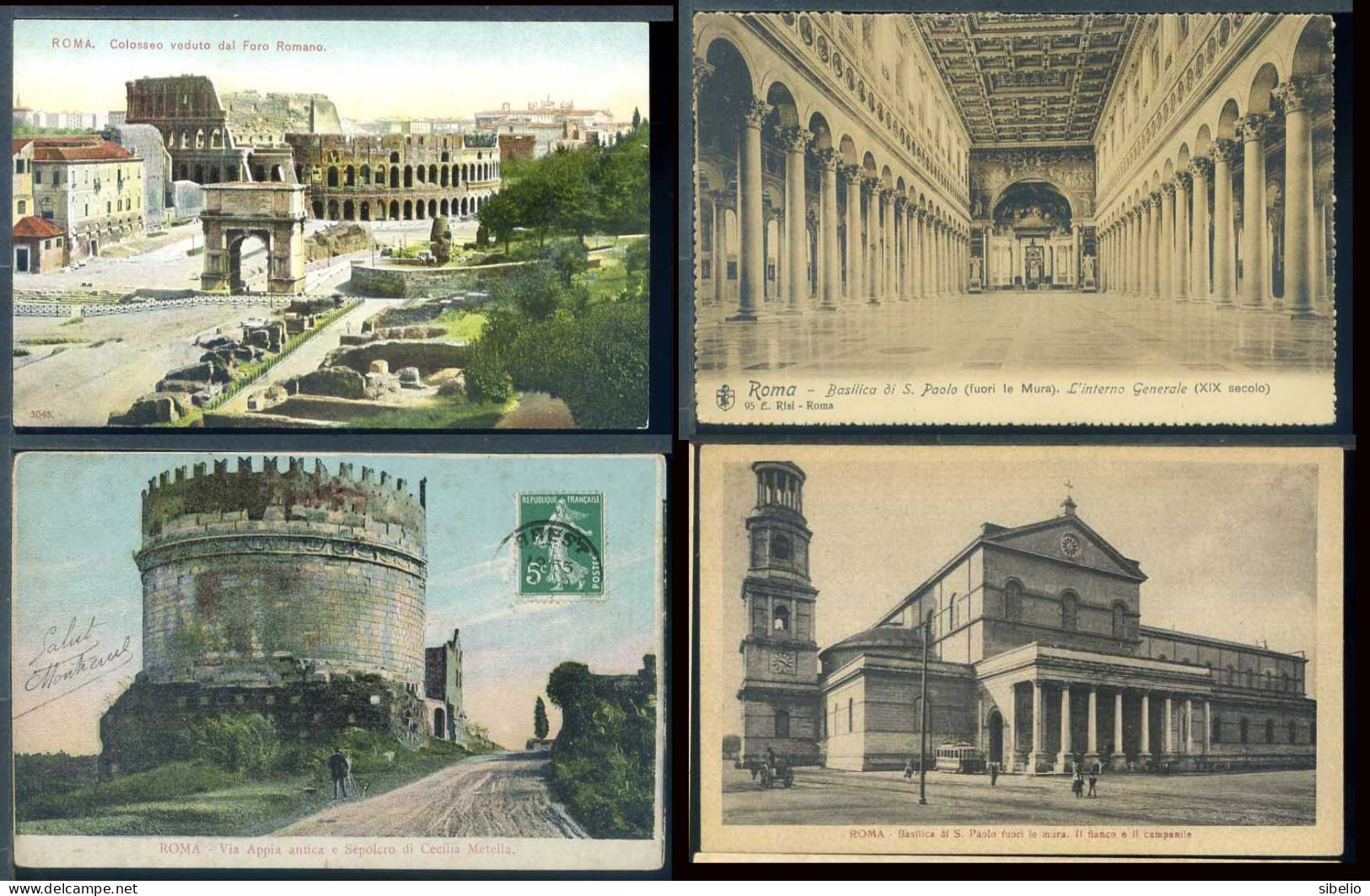 Roma - Dieci Cartoline Antiche - Rif. 3 - Colecciones & Lotes