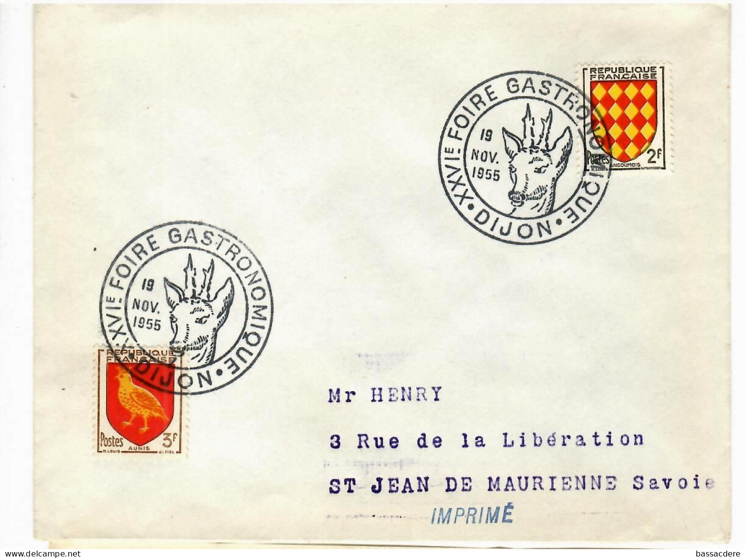 80349 -  5 Enveloppes Pour De Foires  Et  Salons - 1921-1960: Modern Period