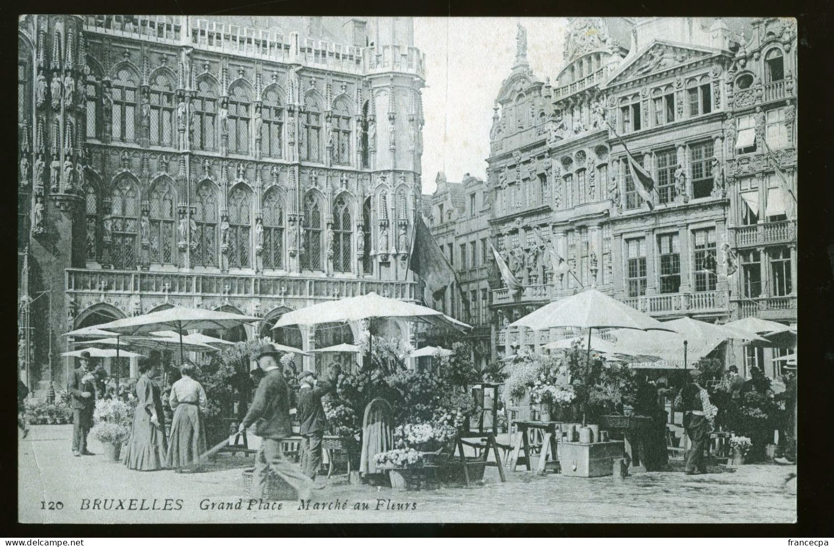 995 - BELGIQUE - BRUXELLES - Grand Place - Marché Aux Fleurs - Autres & Non Classés