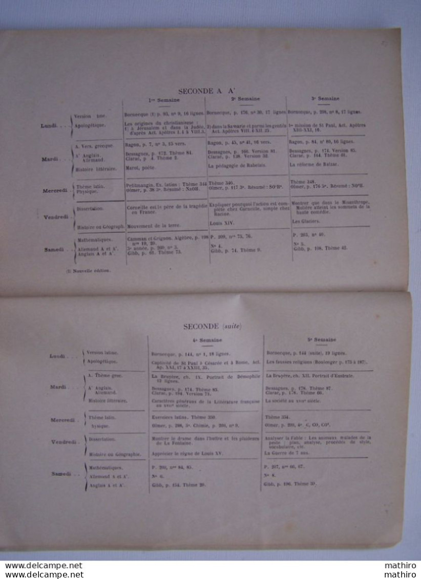 LE MANS - Distribution Des Prix 1929 ,présidée M.de Linière,collège Notre  Dame De Sainte-Croix - Non Classés