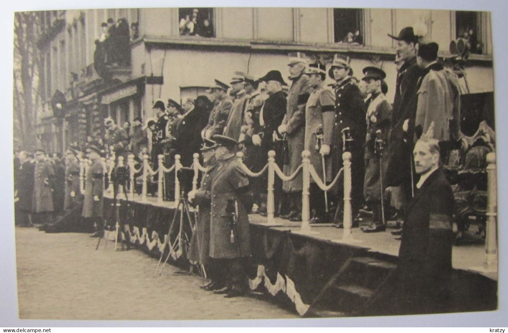 BELGIQUE - BRUXELLES - LAEKEN - Funérailles Du Roi Albert Ier - La Tribune - Fêtes, événements