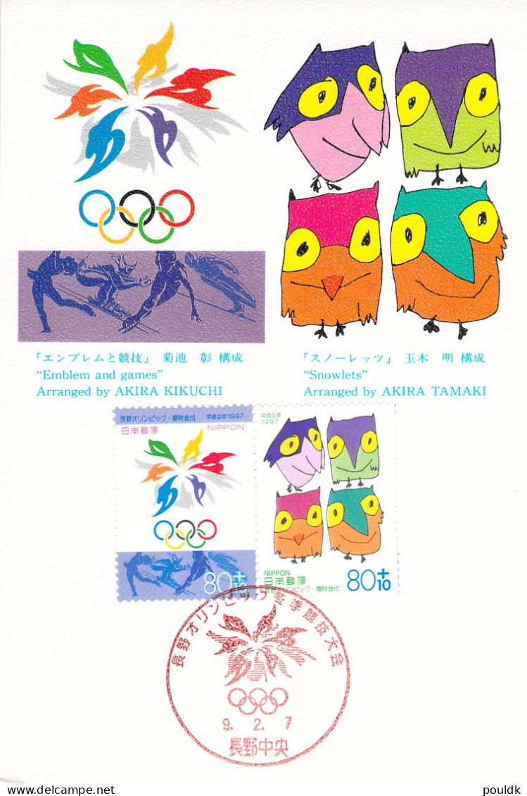 Olympic Games in Nagano 1998. 10 covers. Postal Weight 0,09 kg. Please read Sales Conditions under Image of Lot (009-126