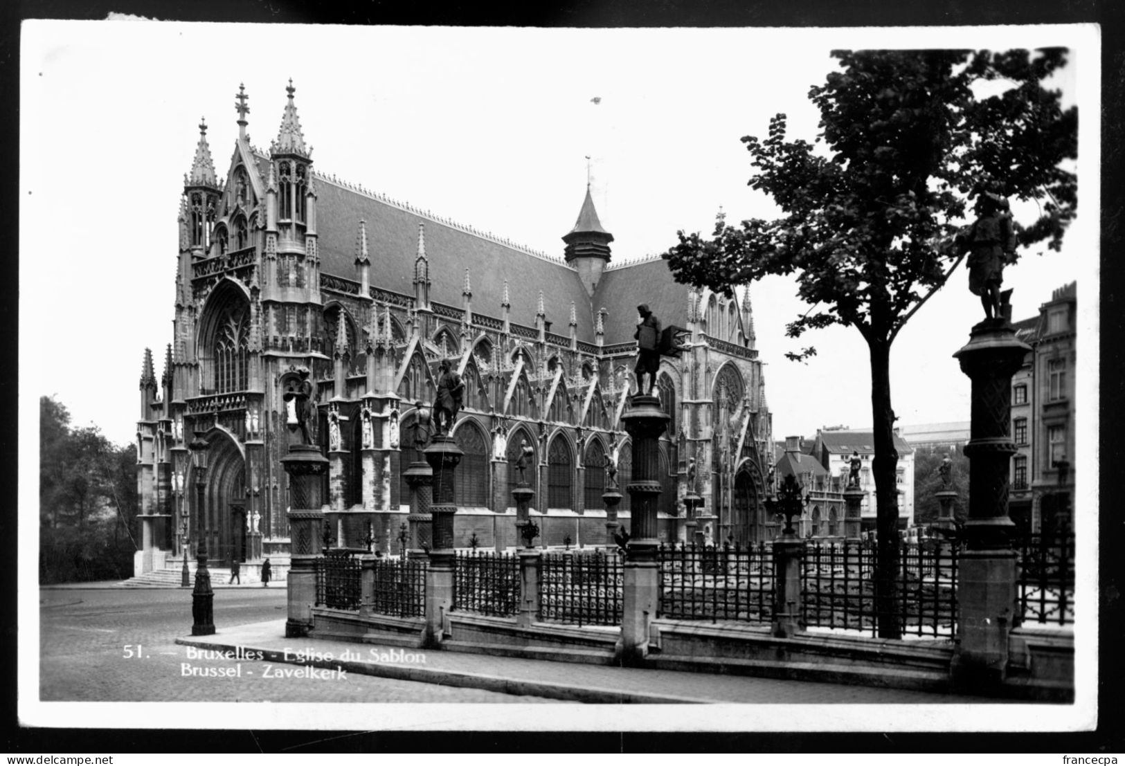 997 - BELGIQUE - BRUXELLES - Eglise Du Sablon - Autres & Non Classés