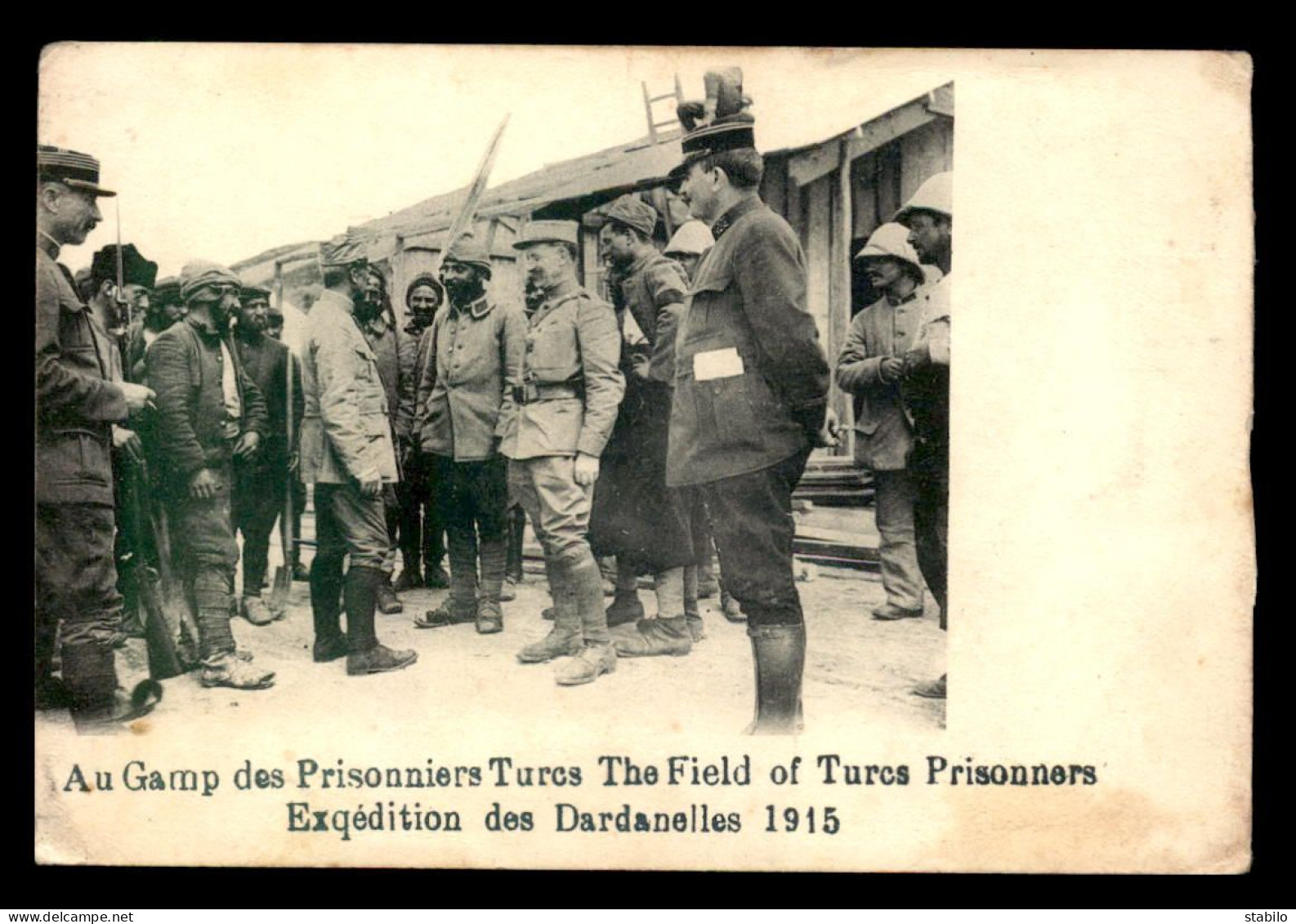 GRECE - AU CAMP DES PRISONNIERS TURCS - EXPEDITION DES DARDANELLES 1915 - Griechenland