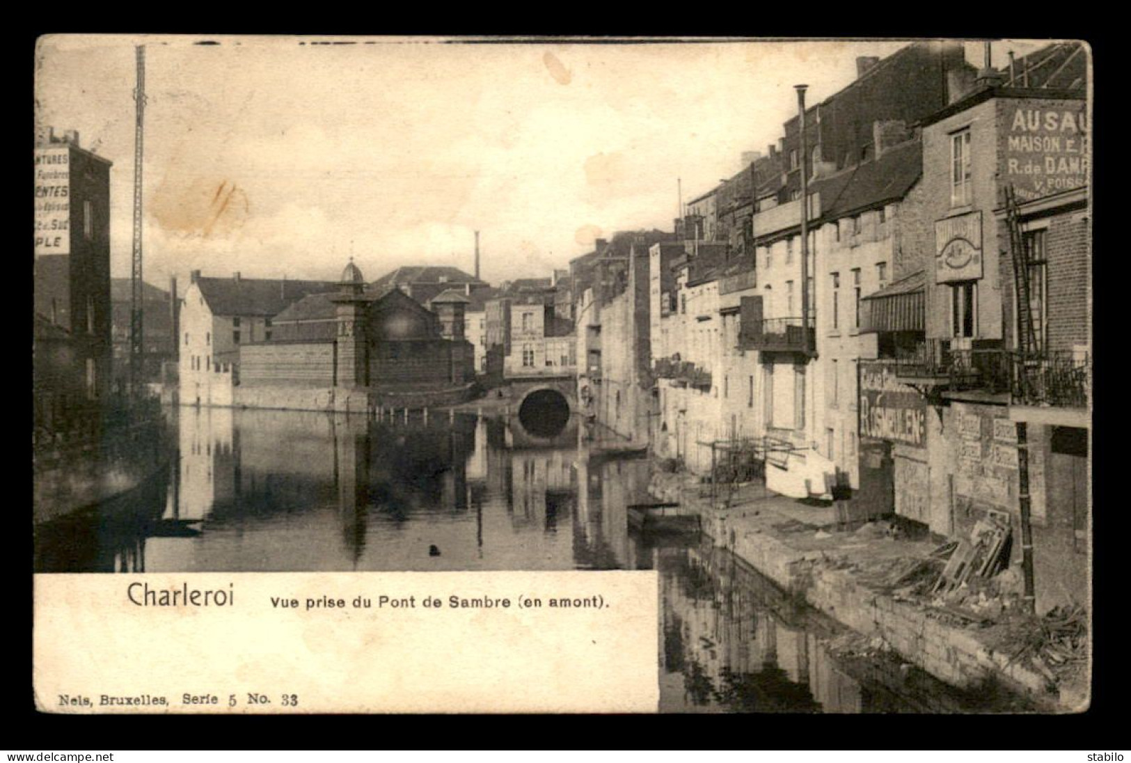 BELGIQUE - CHARLEROI - VUE PRISE DU PONT DE SAMBRE - Charleroi