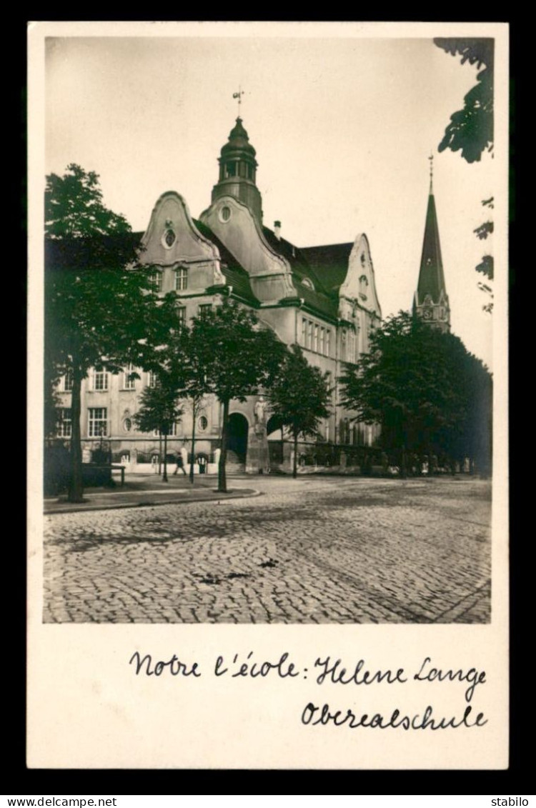 ALLEMAGNE - HAMBURG - SCHULE HELENE LANGE - ARCHITECTE ALBERT ERBE 1910 - ARCHITECTURE - Andere & Zonder Classificatie