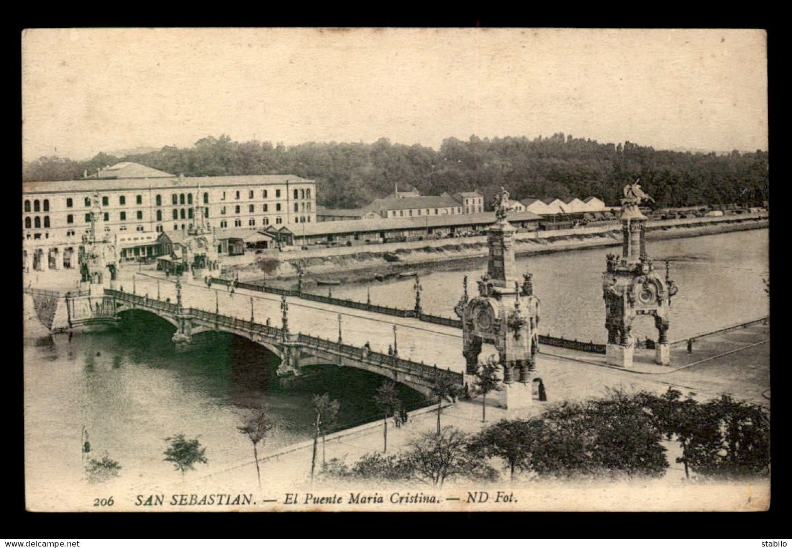 ESPAGNE - SAN SEBASTIAN - EL PUENTE MARIA CRISTINA - Guipúzcoa (San Sebastián)