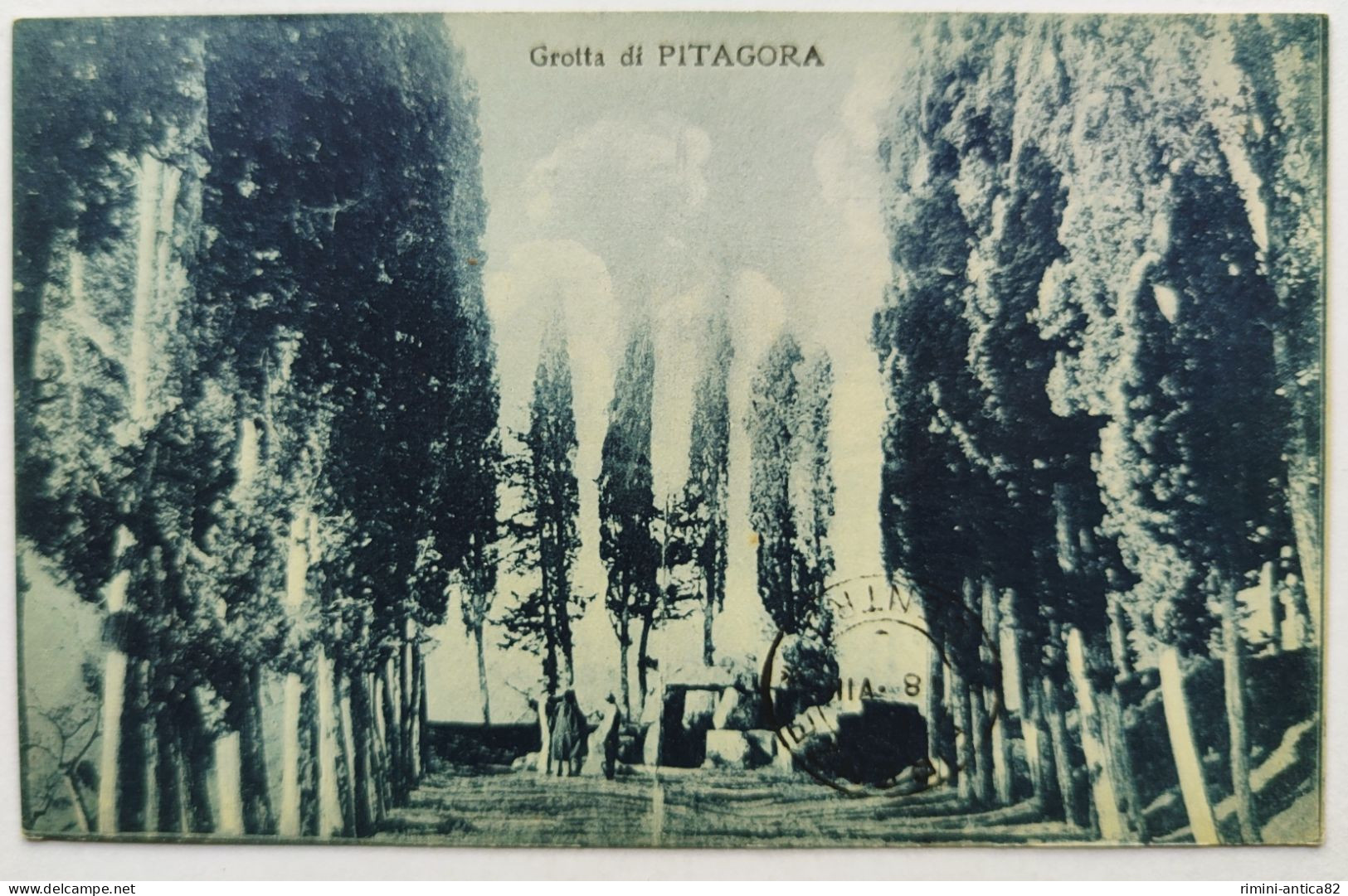 CORTONA (AREZZO) - Grotta Di Pitagora (Viaggiata) - Arezzo