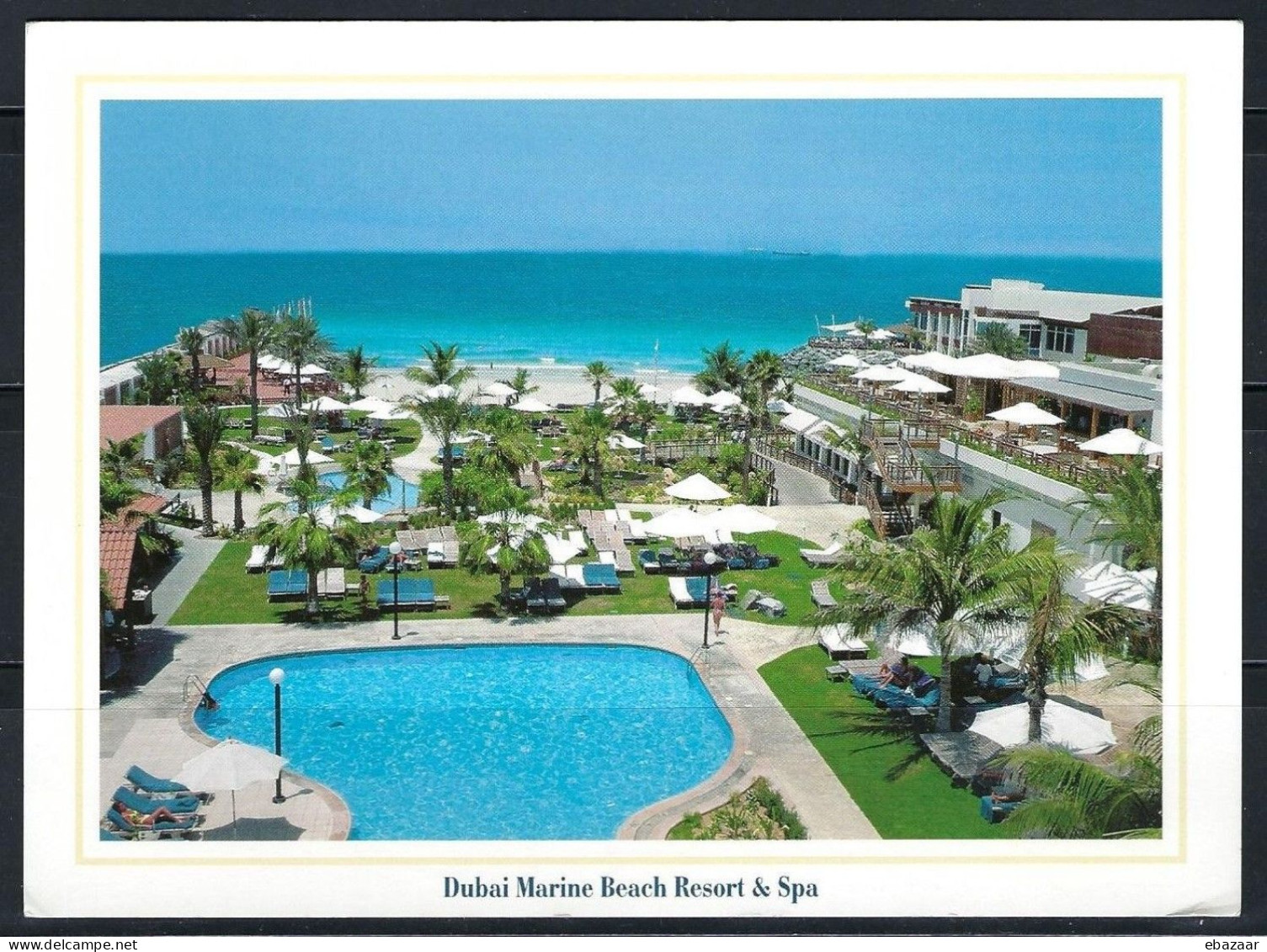 United Arab Emirates Postcard Dubai Marine Hotel Beach Resort Spa UAE - Ver. Arab. Emirate