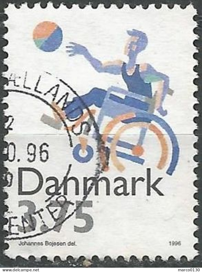 DANEMARK N° 1123 OBLITERE - Usado