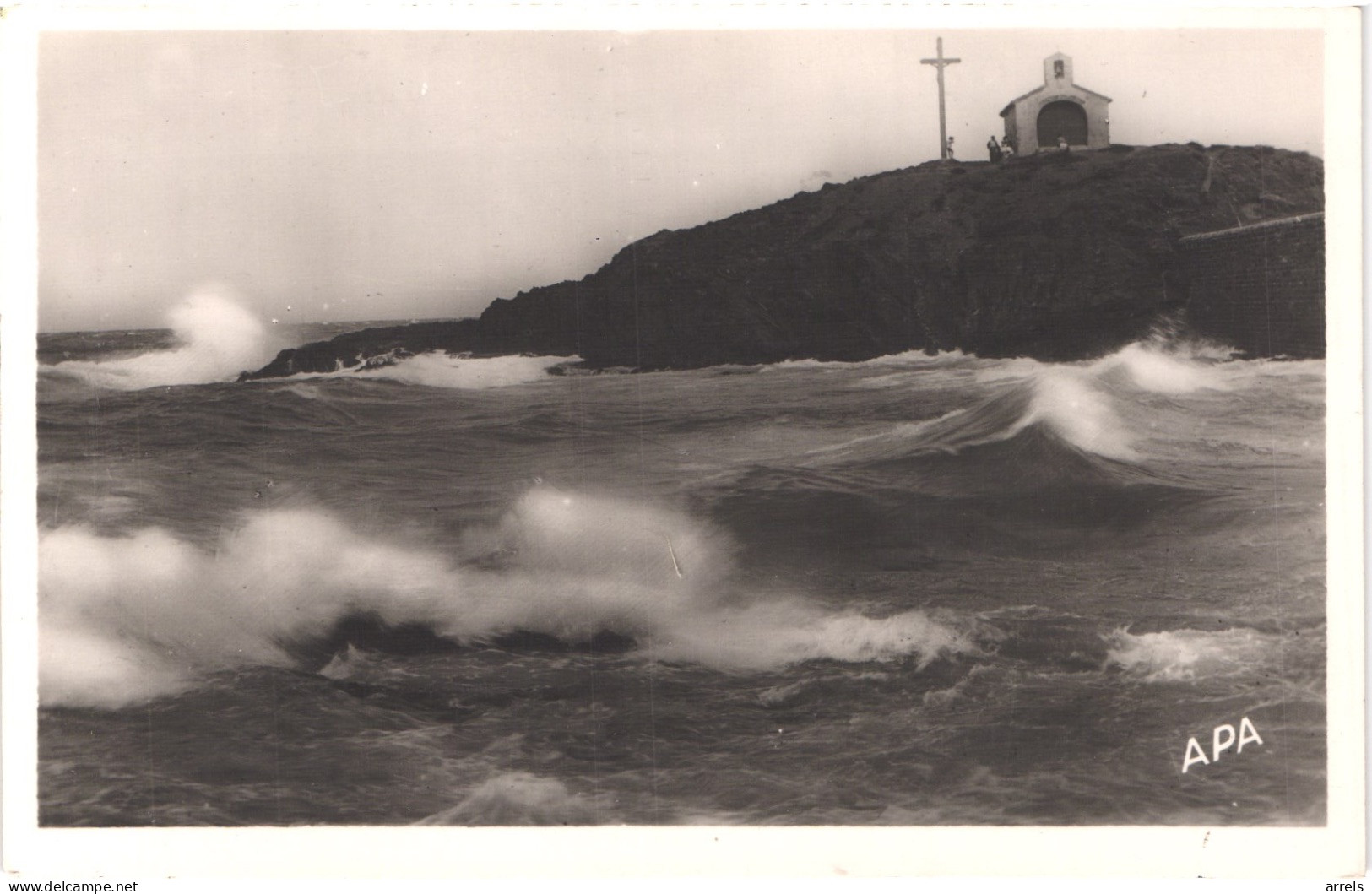 FR66 COLLIOURE - Phototypie Tarnaise Poux - Apa 59 - La Rade Chapelle Saint Vincent - Christ Sur Sa Croix - Belle - Collioure