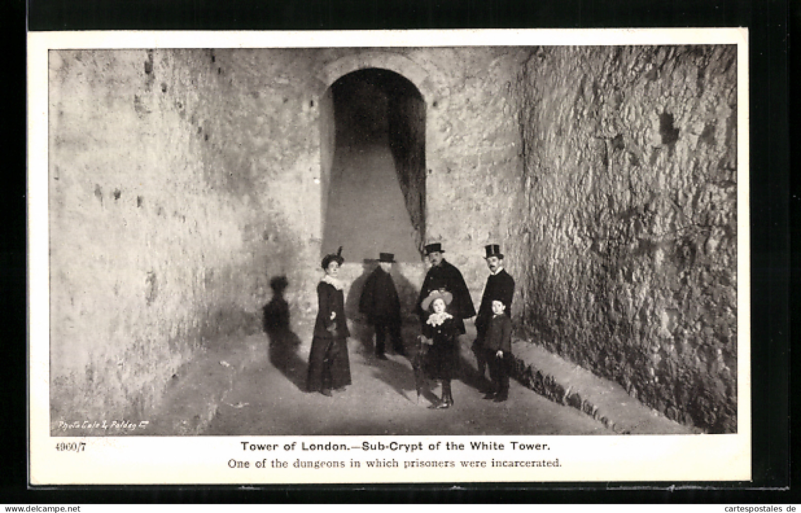 AK London, Tower Of London - Sub-Crypt Of The White Tower, Verliess  - Sonstige & Ohne Zuordnung