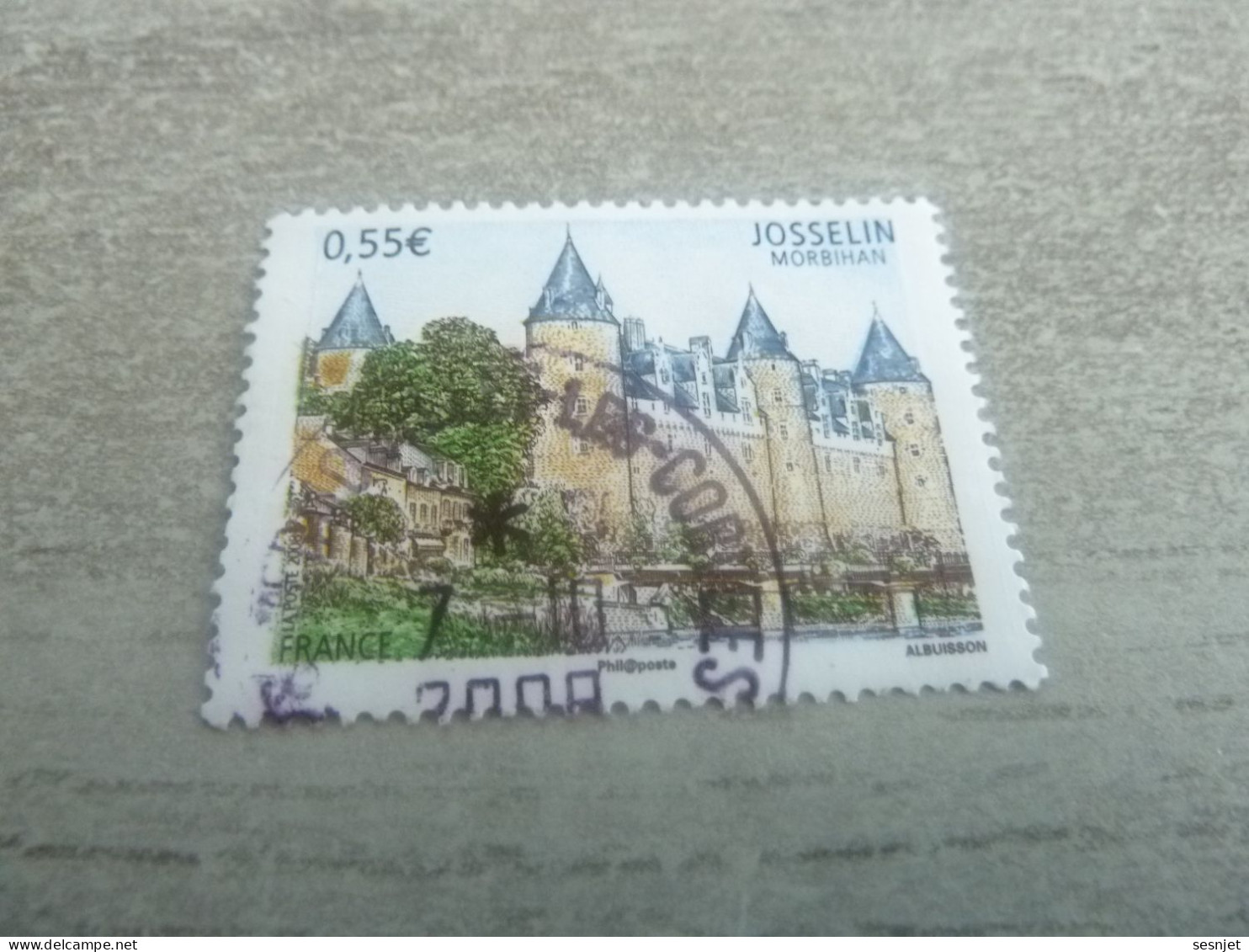 Josselin (Morbihan) - Château Famille Rohan - 0.55 € - Yt 4281 - Multicolore - Oblitéré - Année 2008 - - Châteaux