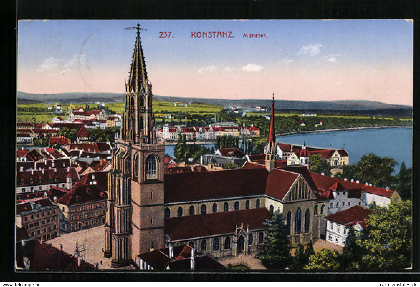 AK Konstanz, Gesamtansicht Mit Münster  - Konstanz