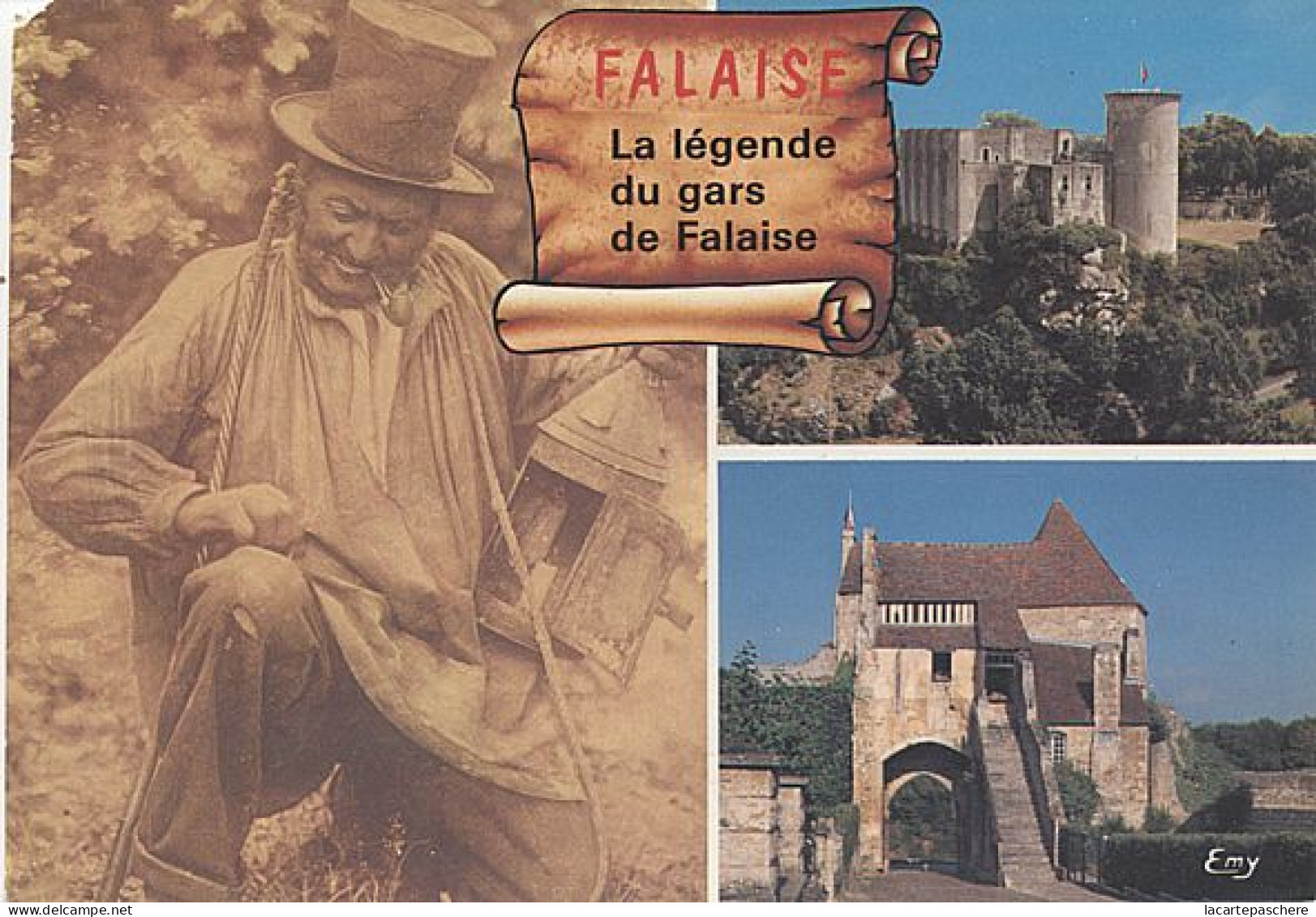 X111172 CALVADOS FALAISE LE GARS DE FALAISE EN 1987 - Falaise