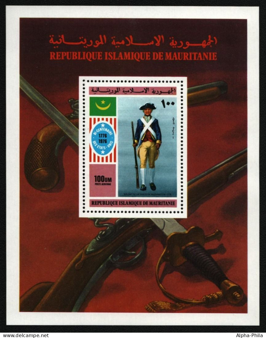 Mauretanien 1976 - Mi-Nr. Block 14 ** - MNH - Uniformen / Uniforms - Mauritanie (1960-...)