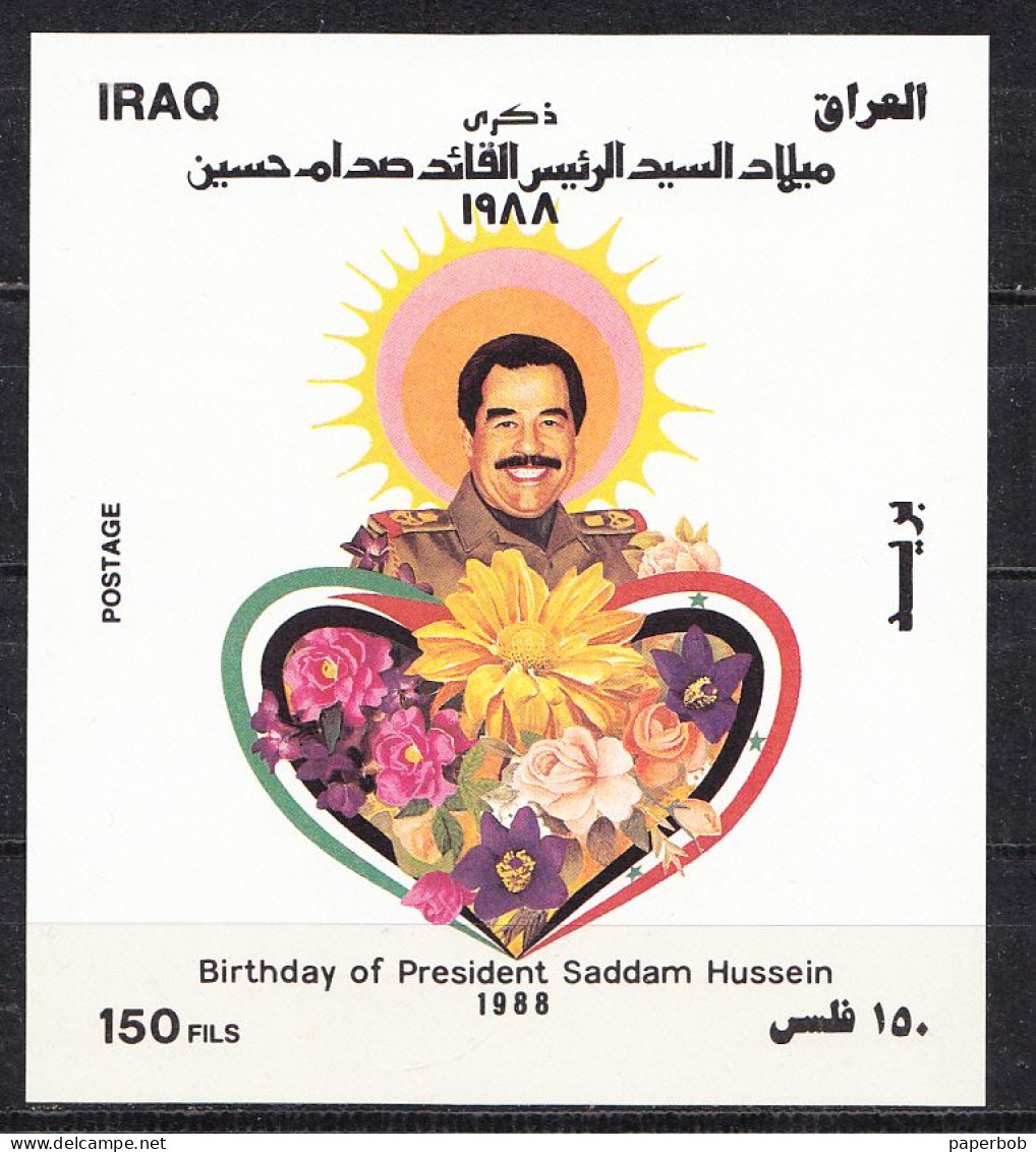 IRAQ-SADDAM HUSSEIN BIRTHDAY 1988 - Irak