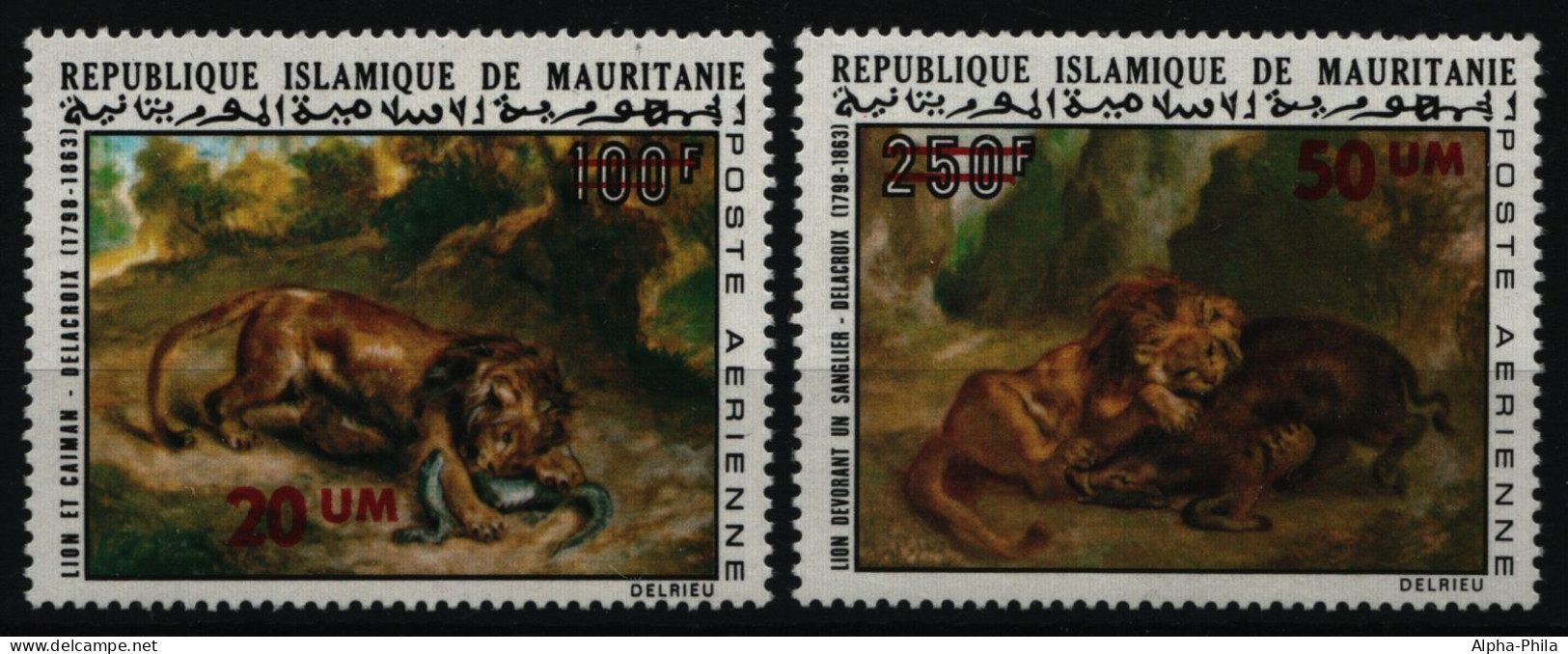 Mauretanien 1974 - Mi-Nr. 486-487 ** - MNH - Gemälde / Paintings - Mauritanie (1960-...)