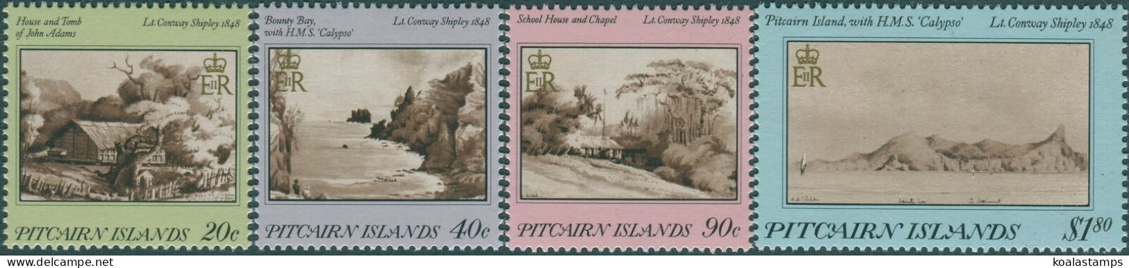 Pitcairn Islands 1987 SG308-311 Paintings Set MLH - Pitcairneilanden