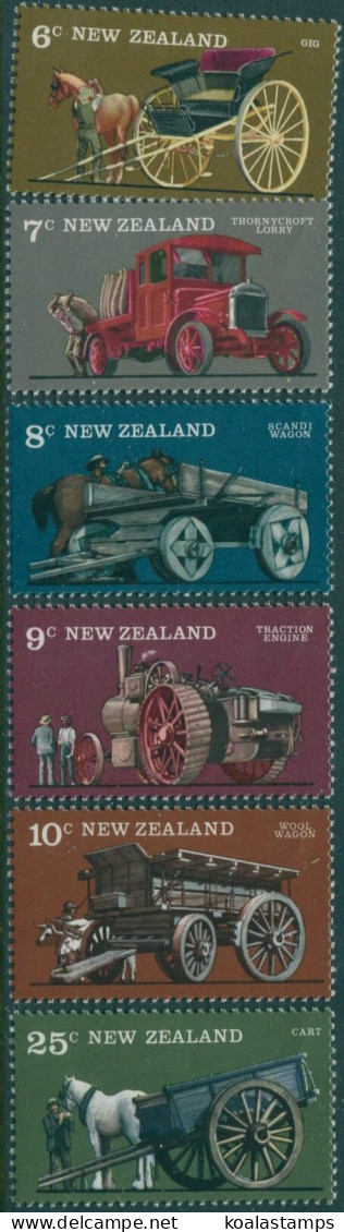 New Zealand 1976 SG1115-1120 Vintage Farm Transport Set MNH - Autres & Non Classés