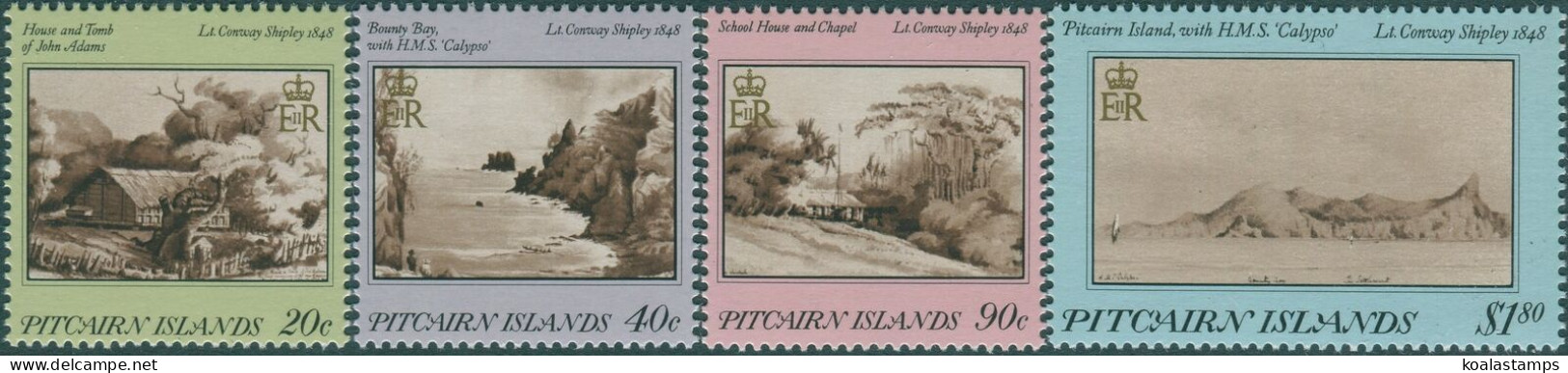 Pitcairn Islands 1987 SG308-311 Paintings Set MNH - Pitcairn