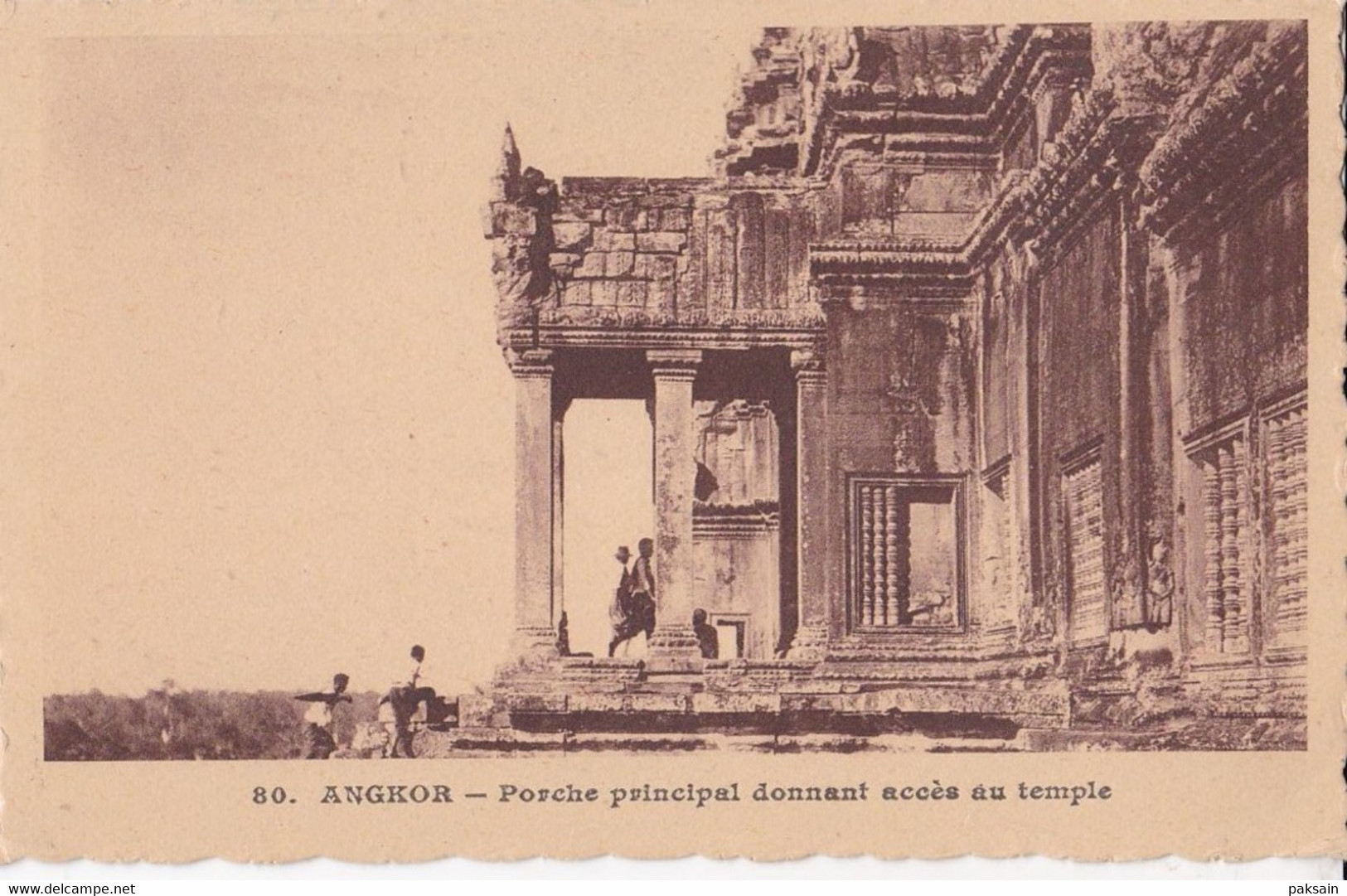 ANGKOR - Porche Principal Donnant Accès Au Temple Paulussen N° 80 CAMBODGE Indochine Asie Cambodia - Cambodge