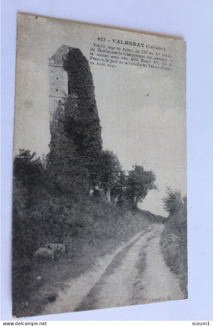 Valmeray Vieille Tour En Ruine 1936 - Autres & Non Classés