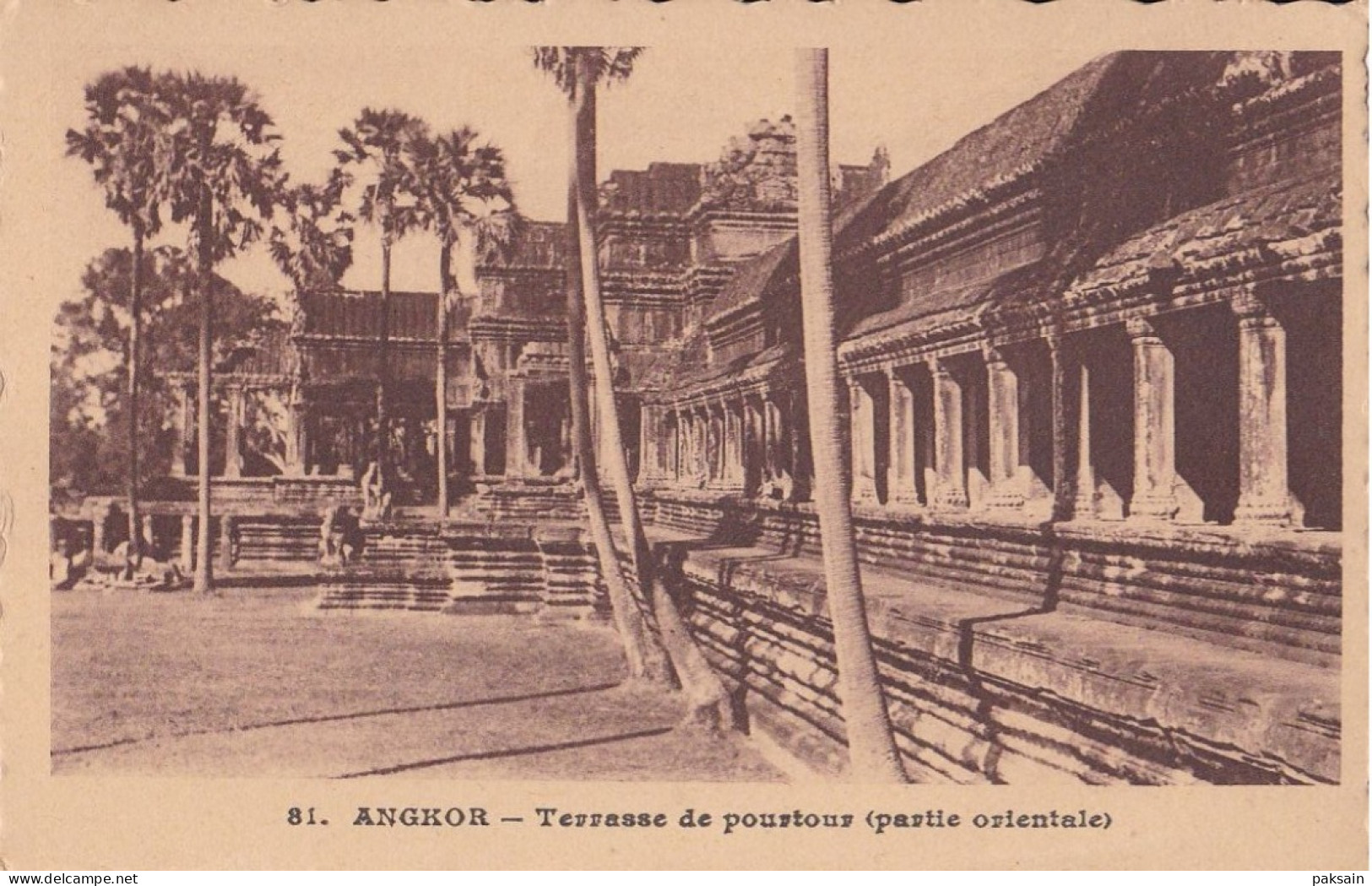 ANGKOR - Terrasse De Pourtour (partie Orientale) Paulussen N° 81 CAMBODGE Indochine Asie - Cambodge