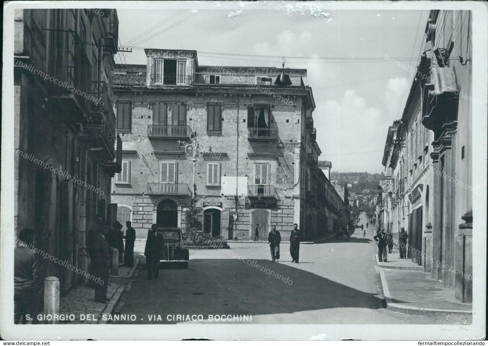 Cr578 Cartolina S.giorgio Del Sannio Via Ciriaco Bocchini Provincia Di Benevento - Benevento