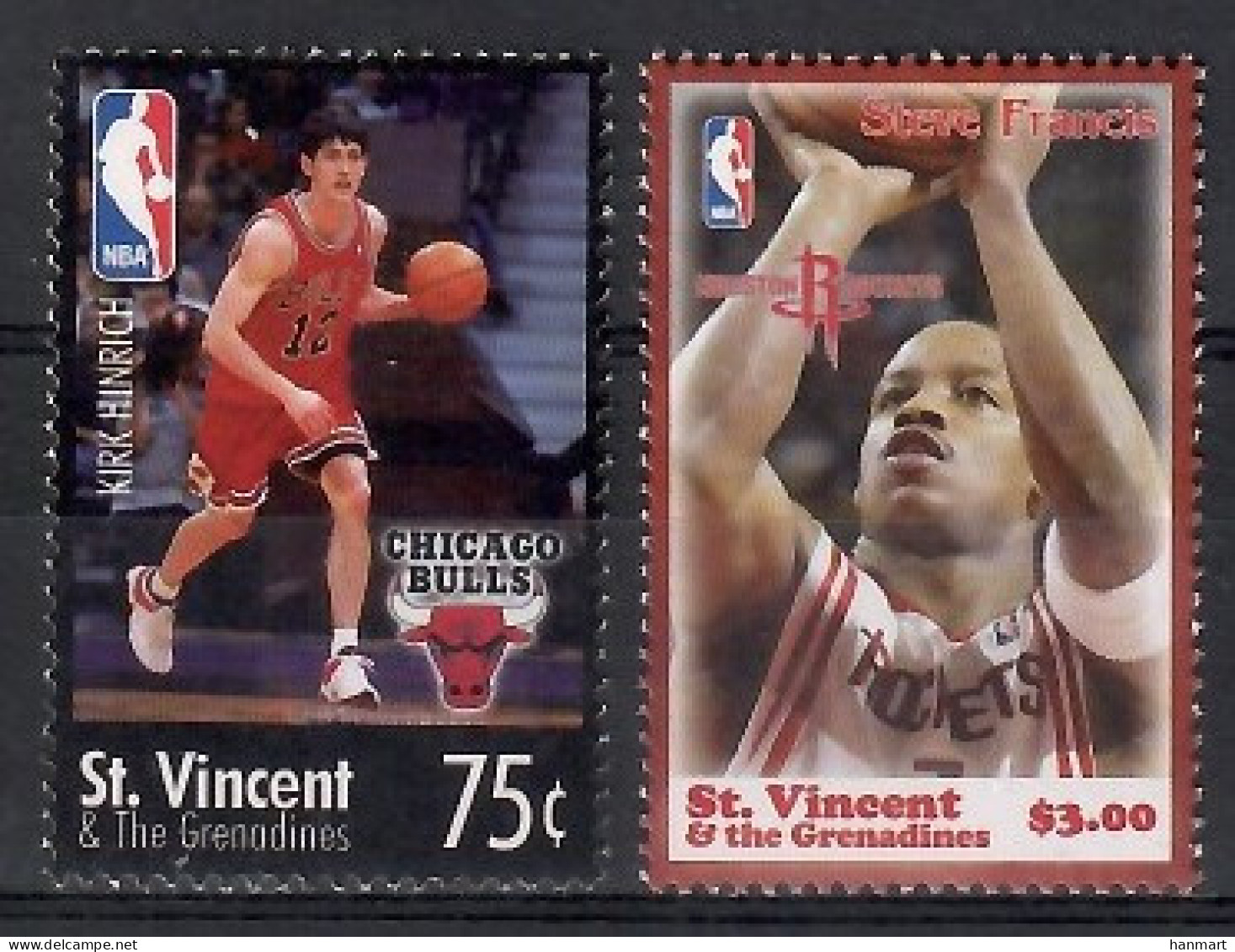 Saint Vincent And The Grenadines 2005 Mi 6143-6144 MNH  (ZS2 SVG6143-6144) - Baloncesto