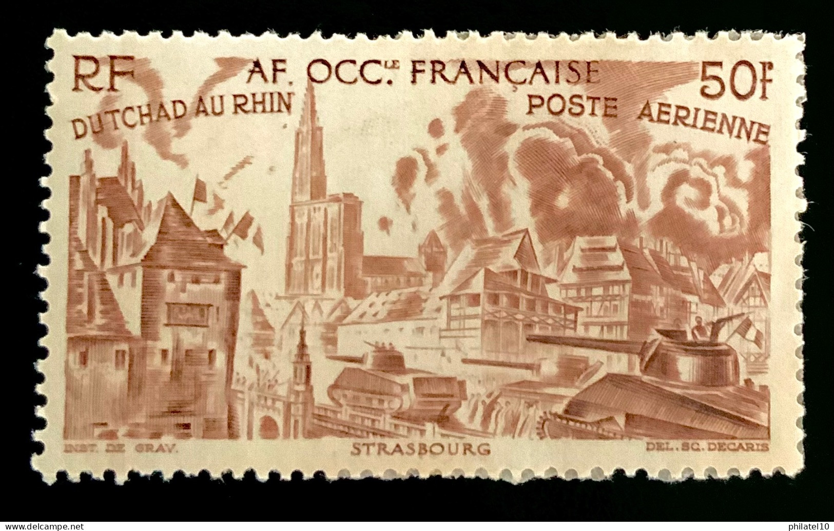 1946 A.O.F. -POSTE AERIENNE - DU TCHAD AU RHIN - NEUF* - Neufs